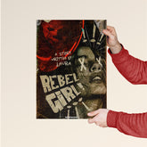 Rebel Girl Grungy Art Poster